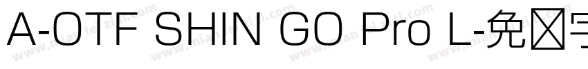 A-OTF SHIN GO Pro L字体转换